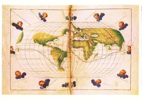 Mappemonde battista agnese - battista,