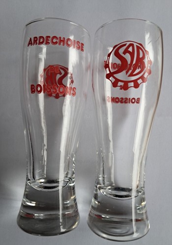 Lot verres vintage bière ou - 2,