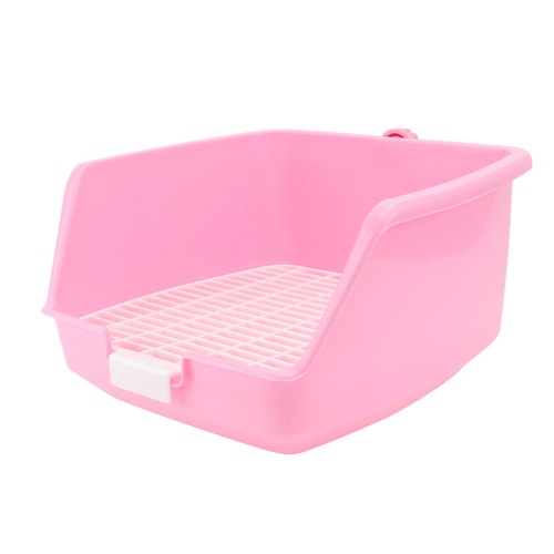 Pink reusable plastic rabbit - pink,