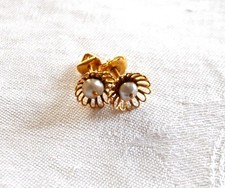 Boucles d'oreille fleurs et