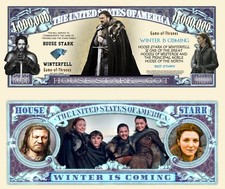 GAME of THRONES Billet MILLION