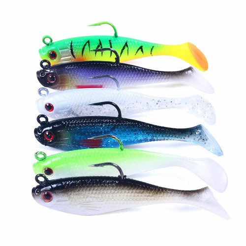 6pcs set 8cm 10g leurre - 6pcs/set, souple