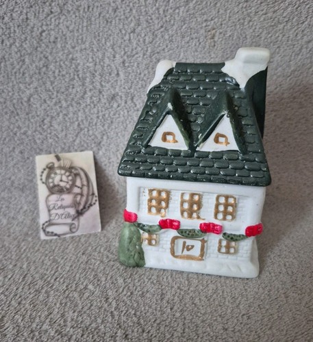 Boite maison décor noël - , en