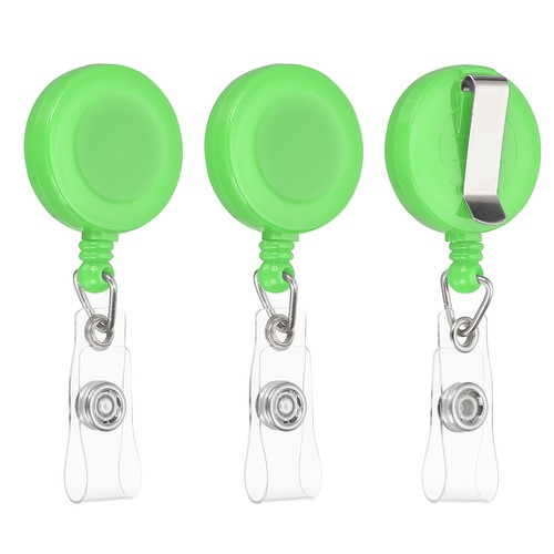 Porte badge rétractable rond - porte-badge,