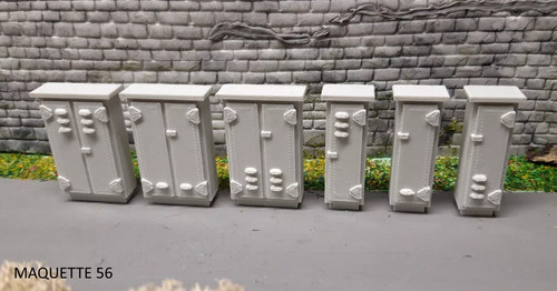 Lot 6 armoires - de,