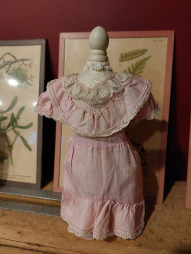 Robe poupée ancienne jumeau - poupée,