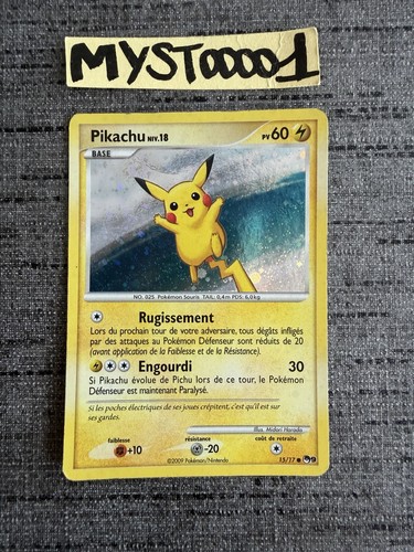 Carte pokémon pikachu 17 - carte,