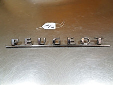 PEUGEOT 204 304 404 504 CHROME VINTAGE REAR BOOT TAILGATE BADGE DECAL 1950S