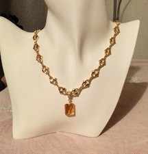 Collier Grosse Citrine