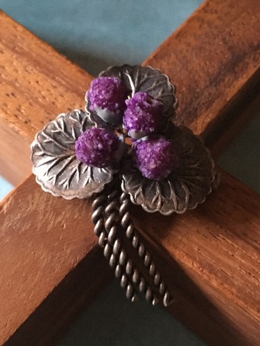Broche ancienne vintage - ancienne, fleurs