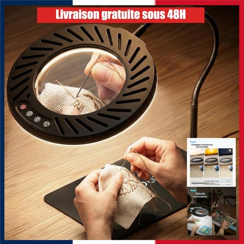 Lampe loupe 10x - , pied