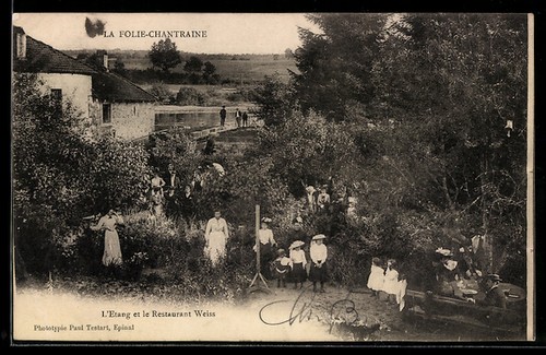 Cpa folie chantraine - cpa, folie-chantraine