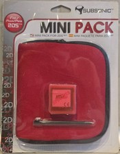 PROTECTIVE BAG BOLSA MINI PACK CASE HOUSSE ETUI + STYLET NINTENDO 2DS ROUGE