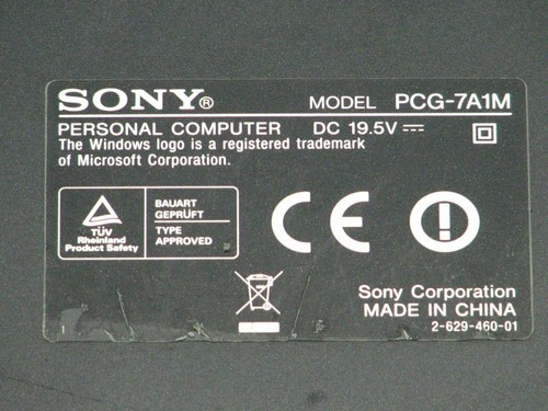 Boîtier dessous sony vaio - dessous,