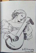 MILO MANARA dedicace dessin