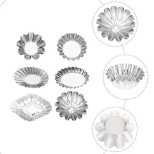  6 Pcs Moule Mini Tartelette