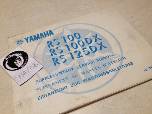 Yamaha rs100dx rs125dx 100 - yamaha,