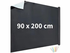 Film tableau noir adhésif 90 x 200 cm avec 5 craies colorées - Infactory