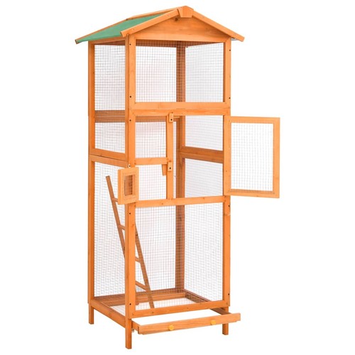 Bois sapin massif cage - de,