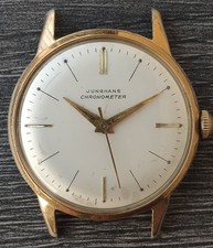 Vintage men's Junghans Chronometer hand-winding watch cal. 82/1 Max Bill dial