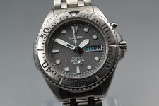 New Batt [N MINT] Seiko 5M43-0B70 AGS Titan SCUBA 200m Kinetic Mens Watch JAPAN