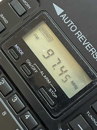 Sony portable radio cassette - sony,