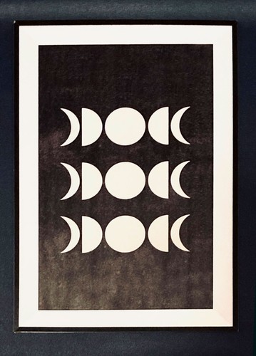 Poster mural phases lunaires - mural,