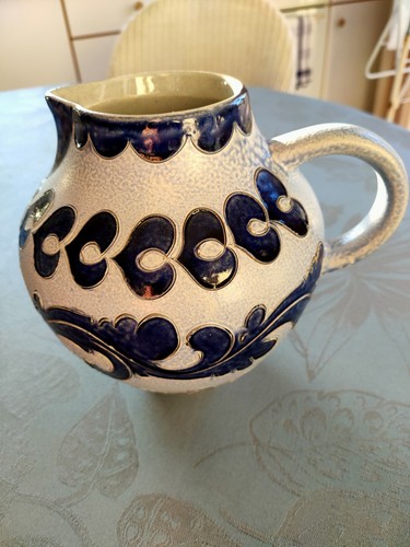 Pichet grès bleu - pichet, en