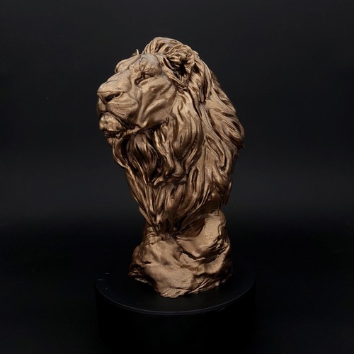 Buste lion statue roi - buste,