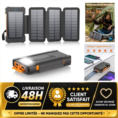 Chargeur solaire 26800 - chargeur,