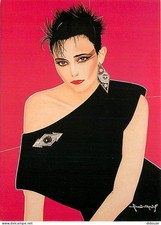 Music - Jeanne Mas - Illustration by François Dupuich - New Card - CPM - Vo