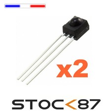 1639# 2pcs récepteur infra