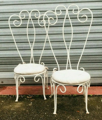 Paire chaises jardin en - de, de