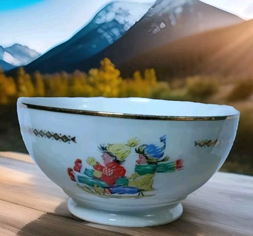 Bol ancien porcelaine limoges - porcelaine,