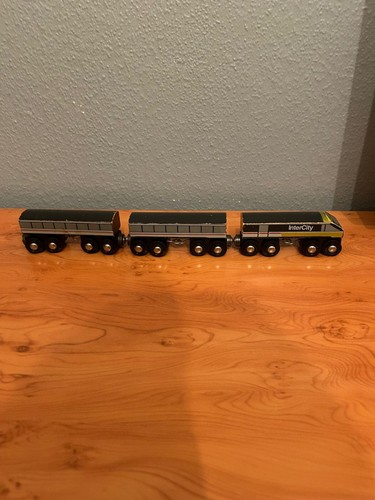 Black diesel intercity train - black,