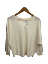 【US Duty Included】Other Brands A・POIL Knit Sweater (Thin) M Cashmere CRM