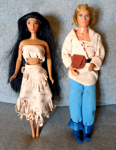 Poupée vintage pocahontas - poupée,