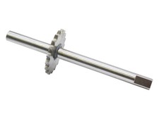 Arbre de pignon adapté pour