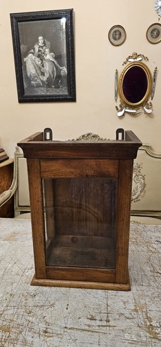 Antique wooden and glass