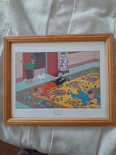 Cadre photo tintin - tintin, (extrait