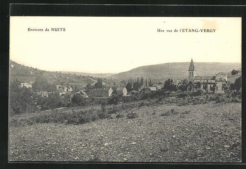 Cpa étang vergy - l´Étang-vergy,, vue