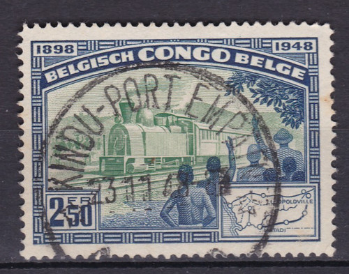Timbre 1948 congo belge - timbre,