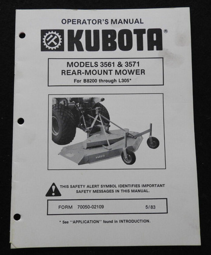 Kubota b8200 l235 - kubota, l275