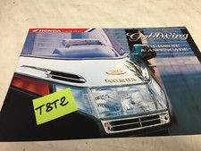 Honda GL1500 SE Aspencade Goldwing GL 1500 20éme catalogue prospectus brochure