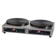 Krampouz 15 3/4" Double Crepe Maker w/ Cast Iron Plate, 208 240v/1p