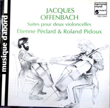 Offenbach - Suites 2 Violoncelles, Pidoux, Peclard  -  CD, VG