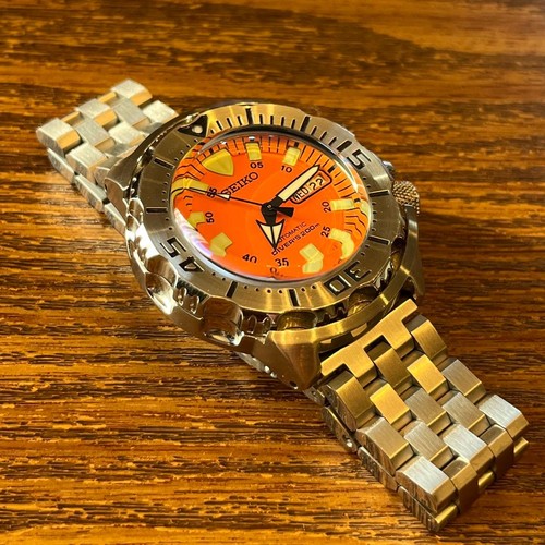 Montre seiko orange monster - orange,