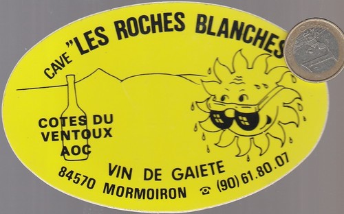 Autocollant boisson vin - autocollant.,