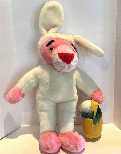 Pink panther plush easter - panther,