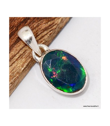 Pendentif véritable opale - pendentif,